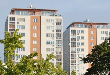 En bild på Johanneshöjden 2 och 4.